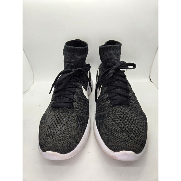 Nike LunarEpic Flyknit Shoes Mens 9 Black Road Running Athletic Workout Sneakers